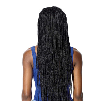 B1104 Long Hair Stretch Mesh Chemical Fiber Headgear Braid Wig