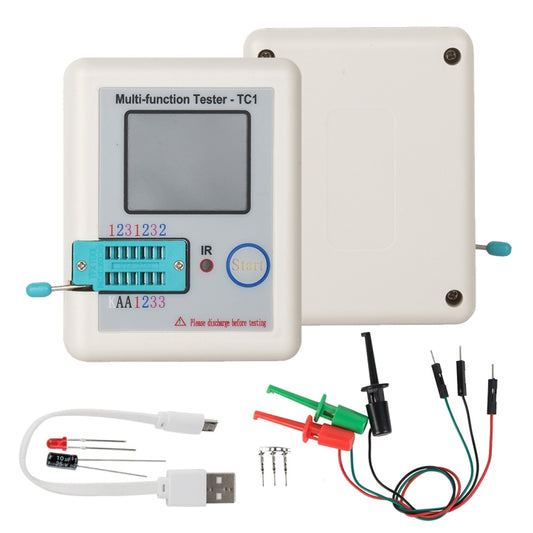 LCR-TC1 Full Colorful Screen Transistor Tester for Diode Triode Capacitor Resistor Test, LCR-TC1