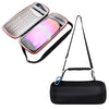 P403 For JBL Pulse 4 EVA Speaker Protective Cover Storage Box Outdoor Portable Bag With Shoulder Strap & Carabiner