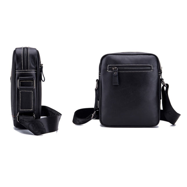 BUFF CAPTAIN 228 Men Leather Shoulder Bag First-Layer Cowhide Casual Mini Diagonal Bag