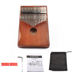 17-Tone Thumb Piano Kalimba Beginners Introduction Finger Piano