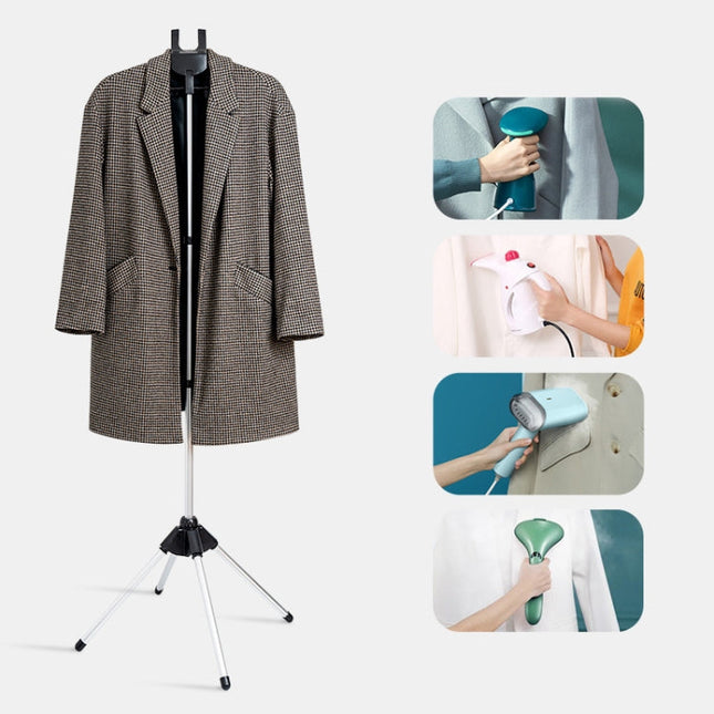 1.6m 3 in 1 Hanging Ironing Bracket Hanger Telescopic Metal Rod Mount, Metal Rod Mount