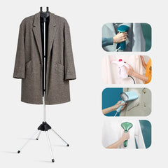 1.6m 3 in 1 Hanging Ironing Bracket Hanger Telescopic Metal Rod Mount, Metal Rod Mount