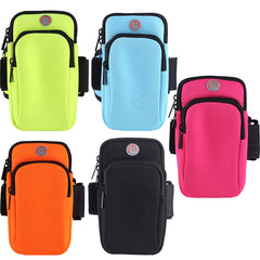 3 PCS Running Mobile Phone Arm Bag Men And Women Fitness Outdoor Hand Bag Wrist Bag