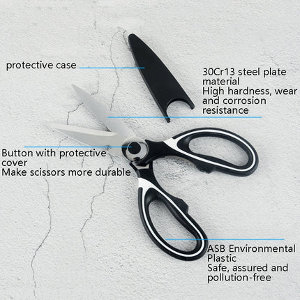 4 PCS Kitchen Scissors Multi-Function Home Stainless Steel Scissors, 4 in 1 Kitchen Scissors