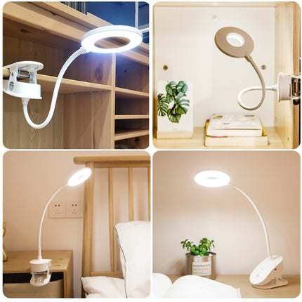 YAGE YG-8102 2W 18LEDs Touch Switch 3-Level Dimming Clip Desk Lamp Eye Protection LED Light
