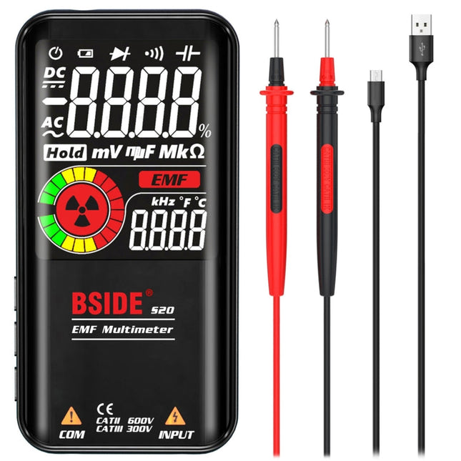 BSIDE S20 Intelligent Large Screen Electromagnetic Radiation Multimeter Tester, S20
