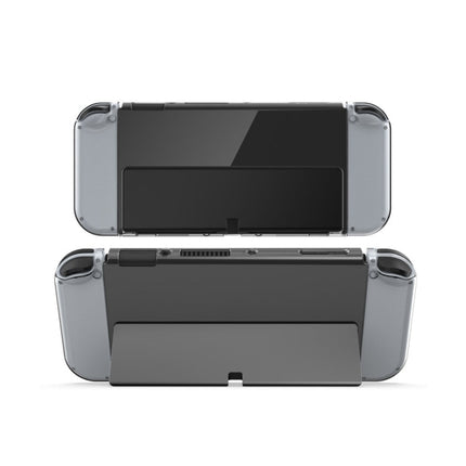 DOBE Game Handle Transparent Crystal Case TPU Protective Cover For Switch OLED Console, TNS-1133C