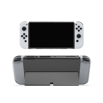 DOBE Game Handle Transparent Crystal Case TPU Protective Cover For Switch OLED Console, TNS-1133C