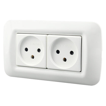 PC Panel Duplex Israel Three-Hole Wall Power Socket
