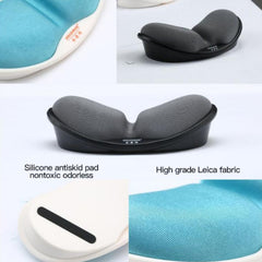 Jincomso V1C Slow Rebound Wristband Mouse Pad Ergonomic Memory Foam Mechanical Keyboard Hand Rest, Black, Blue, Gray