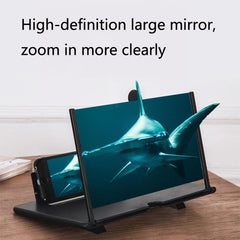 16 inch Mobile Phone Screen Magnifier With Pull-Out 3D Eye Protection High-Definition Magnifying Glass Holder