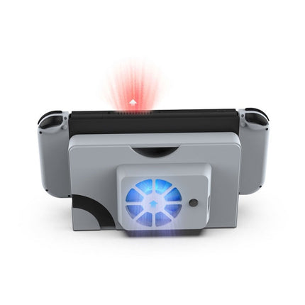 DOBE Host Base Cooling Fan With Blue Light For Switch OLED