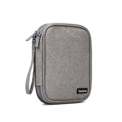 Baona BN-C003 Mobile Hard Disk Protection Cover Portable Storage Hard Disk Bag, Double-layer (Gray), Double-layer (Black), Single-layer (Gray), Single-layer (Black)