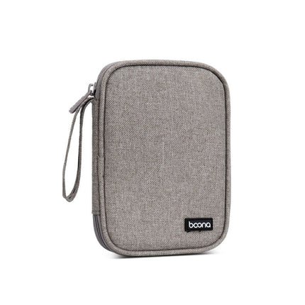 Baona BN-C003 Mobile Hard Disk Protection Cover Portable Storage Hard Disk Bag, Double-layer (Gray), Double-layer (Black), Single-layer (Gray), Single-layer (Black)