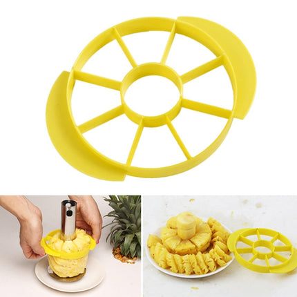 2 PCS Stainless Steel Pineapple Peeler Slicers Fruit Cutter Kitchen Tools, Pineapple Corer Slicer (Black handle), Pineapple Corer Slicer (Yellow handle), Pineapple Corer Slicer (Fruit Green handle)