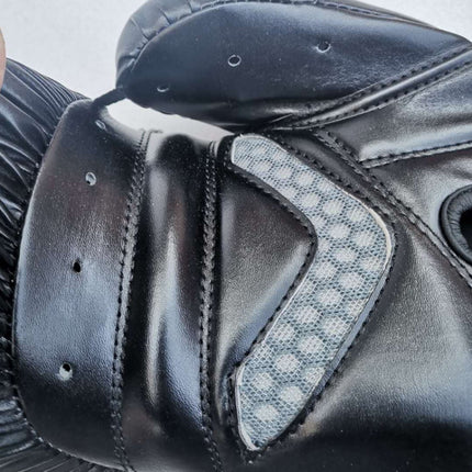 Boxing Sanda Gloves Free Fighting Half Finger Boxing Gloves, Black Golden