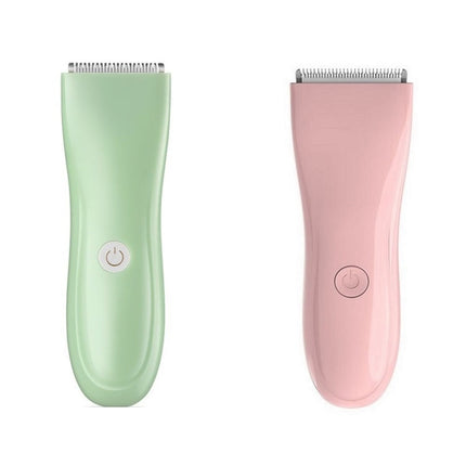 Infant And Children Hair Clipper Electric Hair Clipper Rechargeable Shaving Cutter, Green, Pink
