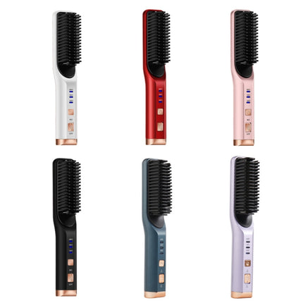 2 In 1 Curling And Straightening Dual-Use Mini Multi-Function Hair Straightener, Colour :, White, Red, Pink, Black, Blue, Purple