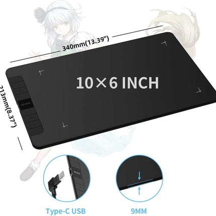 VEIKK VK1060 Hand-Painted Tablet Electronic Painting Board Can Be Connected To Mobile Phone, VK1060