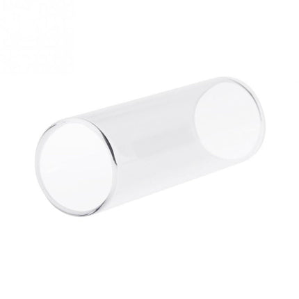 M02219 4 in 1 Plexiglass Slid Bar + Stainless Steel Slid Bar + Celluloid Guitar Finger Pick + Plastic Box Set, Plexiglass Slid Bar