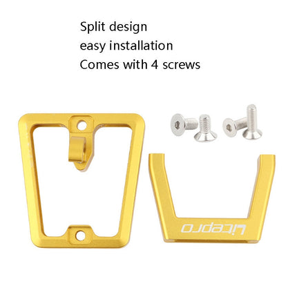 Litepro Split Pig Nose Rest Aluminum Alloy Front Shelf Installed Seat, Black, Red, Silver, Gold