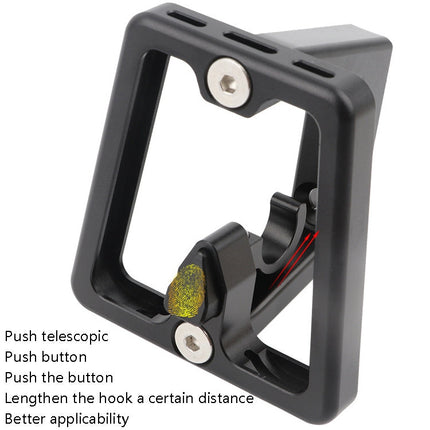 Litepro Split Pig Nose Rest Aluminum Alloy Front Shelf Installed Seat, Black, Red, Silver, Gold