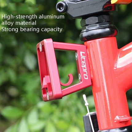 Litepro Split Pig Nose Rest Aluminum Alloy Front Shelf Installed Seat, Black, Red, Silver, Gold