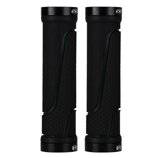 1pair BG-0404 Bicycle Rubber Handle Cover The Mountain Bike Bilateral Lock Dead Anti-Slip Handle Cover