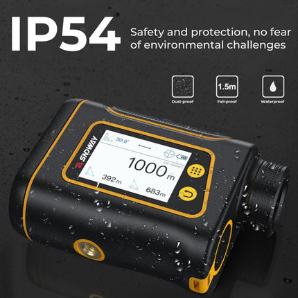 SNDWAY Rangefinder Instrument Outdoor Telescope Golf Measuring Instrument, SW800B 800m, SW1000B 1000m, SW1500B 1500m