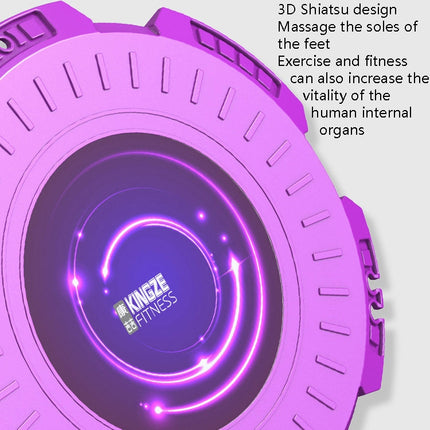 KINGZE Home Waist Twist Board Fitness Equipment Sports Abdomen Revolving Twisting Machine, Purple, Fresh Green, Purple + Pull Rope, Fresh Green + Pull Rope