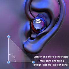 TWS-24 Bluetooth 5.0 Wireless Noise Cancelling Waterproof Touch Control Mini Earphone Support Voice Assistant, Black, White, Gray