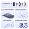 OPPO Enco Air3 Wireless Bluetooth 5.3 Semi-in-ear Call Noise Reduction Music Sports Earphones, Enco Air3 (White), Enco Air3 (Purple)