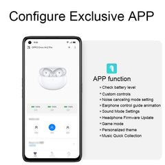 OPPO Enco Air2 Pro Wireless In-Ear Active Noise Reduction Music Gaming Bluetooth Earphones, Enco Air2 Pro (White), Enco Air2 Pro (Grey)