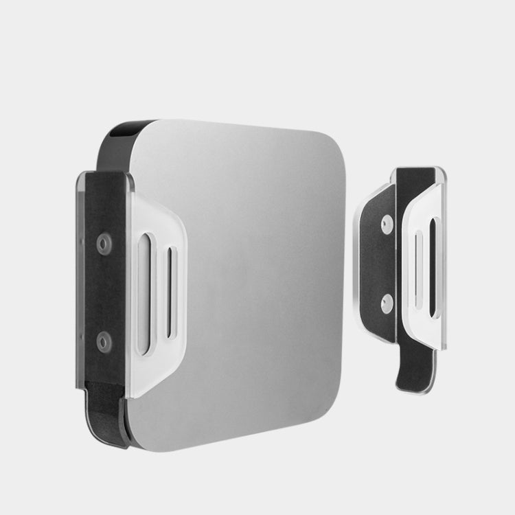 Multi-Function Tablet Bracket Router Desktop Wall Storage Bracket For Mac Mini, Tablet Bracket (Transparent)