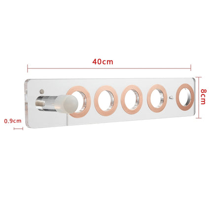 JD01 Punch-Free Hange Acrylic Hair Dryer Storage Bracket For Dyson Hair Dryer, JD01 (Black), JD01 (Transparent)