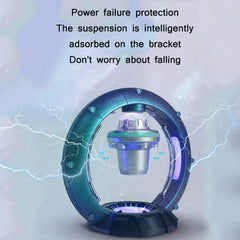 Magnetic Levitation Bluetooth Speaker Space Spacecraft Crafts, US Plug