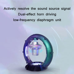 Magnetic Levitation Bluetooth Speaker Space Spacecraft Crafts, US Plug