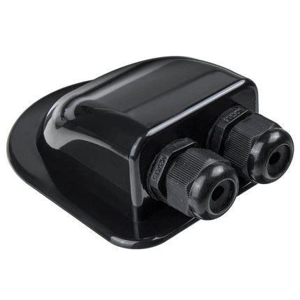 Solar Photovoltaic Plastic Bracket ABS Photovoltaic Car Roof Waterproof Junction Box, White, Black