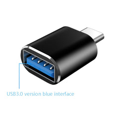 10 PCS USB 3.0 Female to USB-C / Type-C Male OTG Adapte, 10 PCS No Indicator