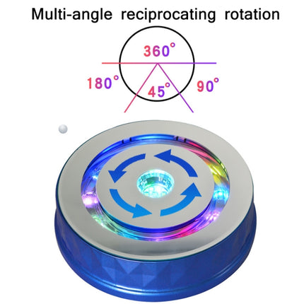 LED Light Electric Rotating Turntable Display Stand Video Shooting Props Turntable