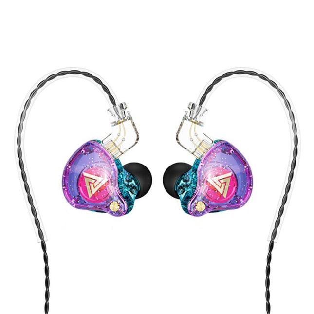 QKZ AK6 PRO HiFi Subwoofer In-Ear Wired Headphones with Mic, Colorful, Black, White, Green