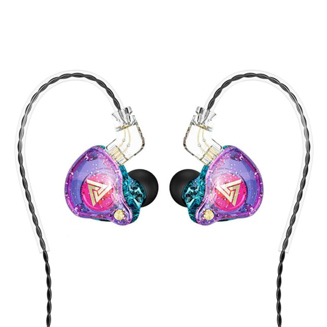 QKZ AK6 PRO HiFi Subwoofer In-Ear Wired Headphones with Mic, Colorful, Black, White, Green