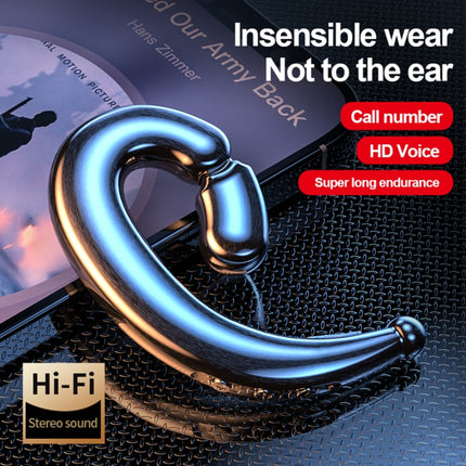 M520 Ear-mounted Stereo Bone Conduction Sports Bluetooth Earphone, Black, White, Pink, Skin Color