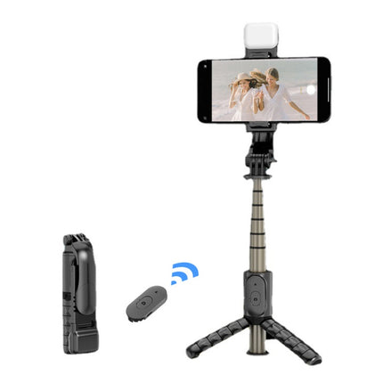 Mini Selfie Stick Integrated Multifunctional Bluetooth Selfie, Specification:, Q11S 76cm With Fill Light, Q10S 70cm With Fill Light, Q11 74CM Without Fill Light, Q10 68CM Without Fill Light