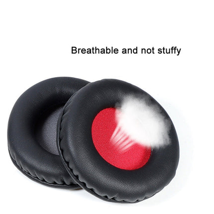 1 Pair Headset Sponge Earmuffs for Audio-Technica ATH-S200BT, Black+Gray, White+Gray, Black+Red, Black+Blue