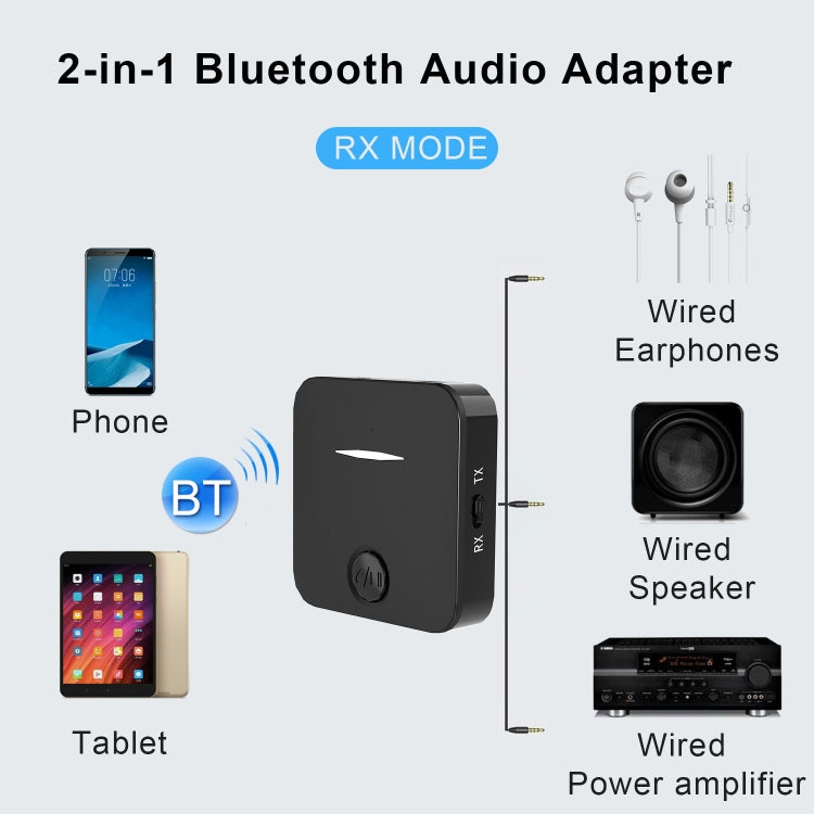 WB5 Bluetooth 5.0 Wireless Audio Adapter Receiver & Transmitter, WB5