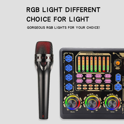 Live Microphone Equipment Sound Card, GAX-X8