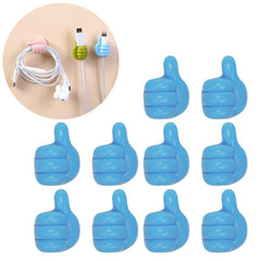 10 PCS Handy Holder Cable Organizer Household Convenience Clip