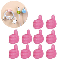 10 PCS Handy Holder Cable Organizer Household Convenience Clip